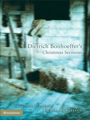 cover image of Dietrich Bonhoeffer's Christmas Sermons